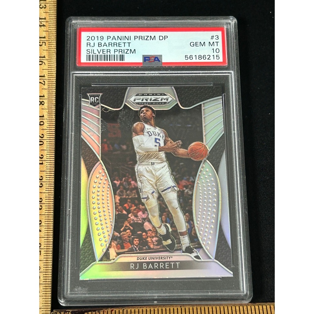 2019 Panini Prizm DP RJ Barrett Silver Prizm Rookie Card GEM MT 10